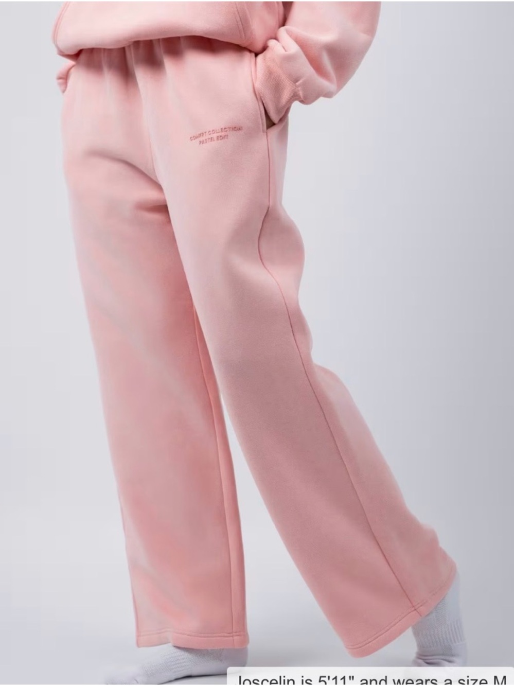 Comfrt pastel straight leg pants
